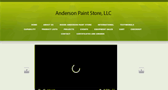 Desktop Screenshot of andersonpaintstore.com